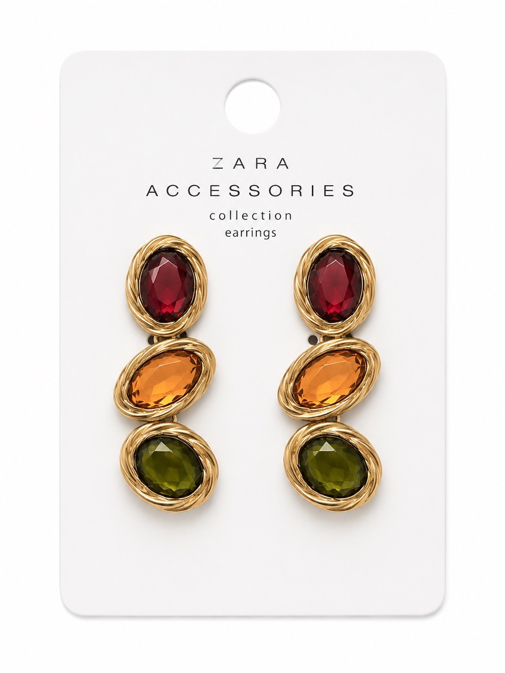 Zara gem earrings